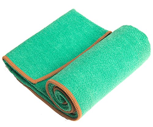 YogaRat Hand Towel – 100% Microfiber Hand Towels – Place Beside Your Mat During Practice – Wipe Sweat from Face and Hands During Exercise – Complements Your Yoga Mat Towel – 15″ x 24″