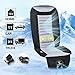 Snailax Cooling car seat Cushion with 2 Levels Cool car Fan and 2 Vibration Massager Motors on Lower Back, car seat Cooling pad for Car Truck, Office or Home use AL252