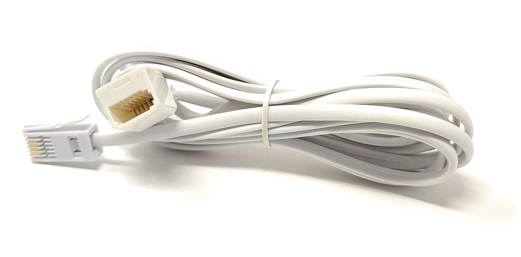 MainCore 3m BT to BT Extension 4 wire Flat Home Telephone Phone Cable Lead Cable (3m)