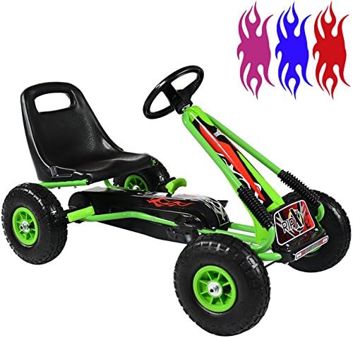 rip x limited edition kinderauto 2017 pedal racing go kart ayarlanabilir koltuk tamamen kapali guvenlik zinciri yesil a15 go kart am amazon com tr