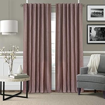 Elrene Home Fashions Leila Matelasse Single Blackout Window Curtain Panel, 52