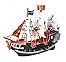 Neliblu Pirate Raiders Ship for Kids - Black and Red Pirate Toy Ship