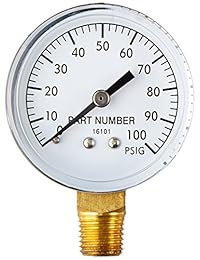 Wayne 66015 wyn1 Conexión inferior Indicadores de presión, 2, "1 4"