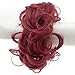 Scrunchy Scrunchie Updo Hairpiece Messy Hair Bun Extensions Chignons Hair Piece (Hair bun, Dark Red)thumb 4