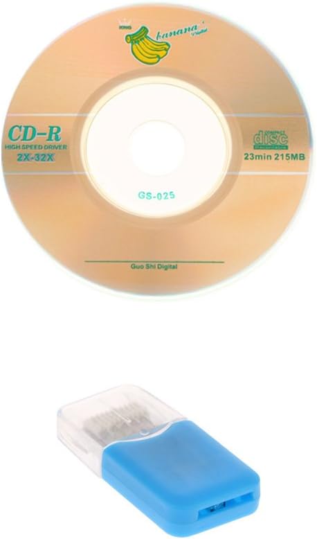 TF SD Card Reader with CD for Sega DreamCast Game - Blue