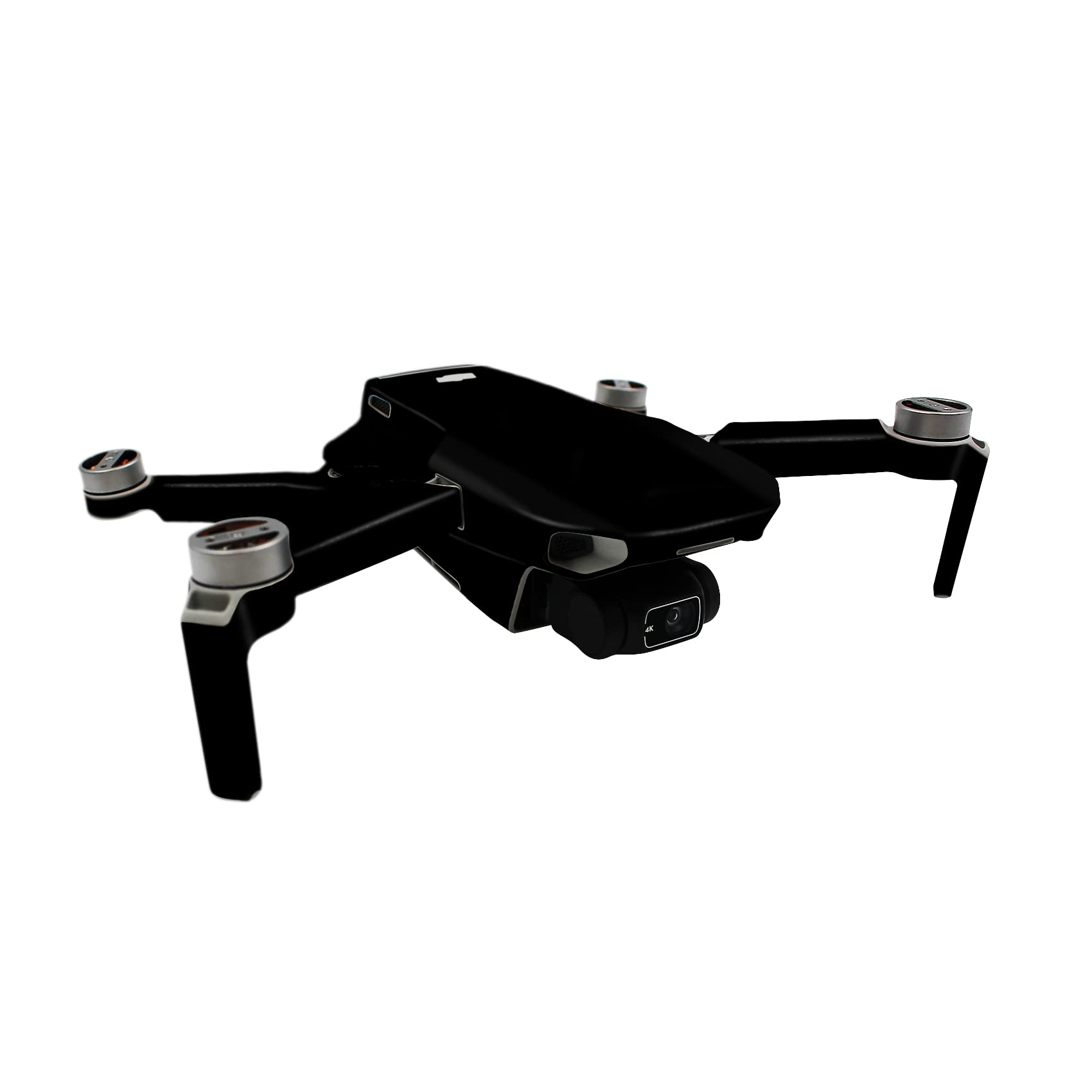 Finest Folia Protective Film Compatible with DJI Mini 2 Drone and Controller Sticker Set Perfect Fit Waterproof Skin Sticker Design Film (Full Adhesion K160, Matte Black)