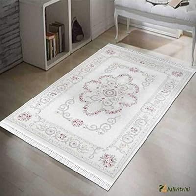 Bahariye Salon Hali 195x290 Safran Hb5713 Pembe