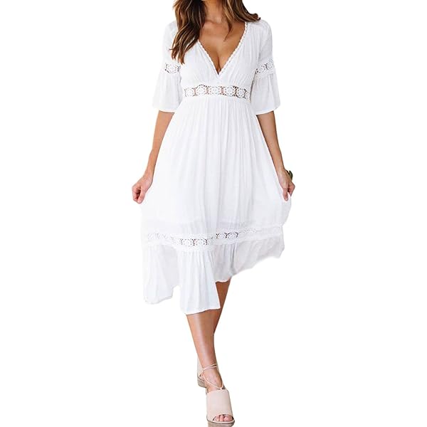 white christmas dresses THE WHITE BANDEAU CROCHET DRESS – LEMONLUNAR