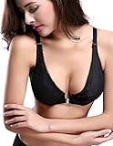 Rose Lady Women's Plus Size Front Closure Bra Unpadded Unmolded Underwire Bra