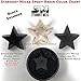 Stardust Micas Pigment Powder Cosmetic Grade Colorant for Makeup, Soap Making, Epoxy Resin, DIY Crafting Projects, Bright True Colors Stable Mica Batch Consistency (Black Shimmer, 10 Gram Jar)