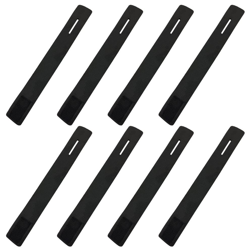 VOANZO Fishing Rod Strap Reusable Fishing Rod Tie Holder Strap Fishing Tackle Accessory（8PCS