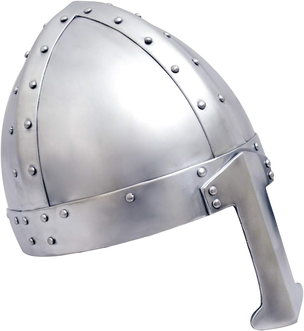 GDFB Spangenhelm 3, Medieval Viking Nasal Helmet, Role-Play, Fancy Dress, theater, LARP, Reenactment