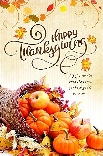 Happy Thanksgiving Bible Verse Images Bulletin - Happy Thanksgiving : Warner Press: Amazon.fr: Livres