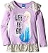 Disney Girls' Long Sleeve Lilac Fashion Top