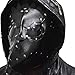 xcoser Plague Doctor Mask Props Halloween Steampunk Costume PU Leather Black