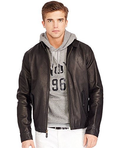 ralph lauren barracuda leather jacket