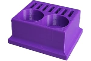 Znet3D Eye Drop Vials & Bottles Holder & Storage – Holds 7 Vials & 2 Bottles (Purple)