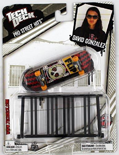 1 TECH DECK 96mm FINGERBOARD - PRO STREET HITS - DAVID GONZALEZ'S