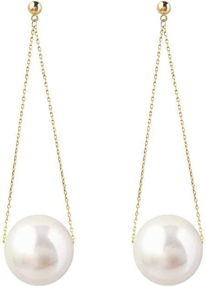 Amazon Co Jp 大きめパールピアス 揺れるピアス 個性的 ピアス ポストs925 ピアス 上品 清楚 大人 カジュアル オフィス 女性 結婚式 お呼ばれ アクセサリー 服 ファッション小物