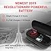 Upgraded 2019 True Wireless Bluetooth Earbuds - 24 Hours Playtime Quality Stereo Sound - Latest 5.0 Strong Connection, Memory-Foam Earmuffs Headphones - Truly in-Ear Earphones, Built-in Microphone