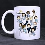 Funny Surgeon Mug - Grey's Anatomy Characters?Coffee?Mug Ceramic?Material?Mugs Tea?Cup White?11oz
