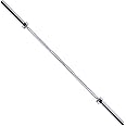 Fitvids Olympic Bar for Weightlifting and Power Lifting Barbell, 700-Pound Capacity (5 Feet, Silver)