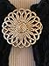 The mattie gold tone flower sweater clip brooch