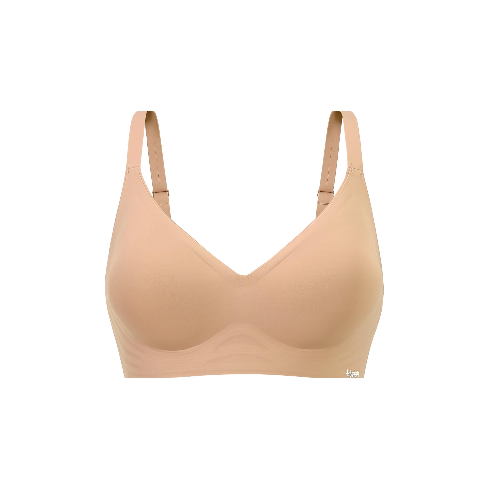 Photo 1 of Bras for Women Cool FIT Bra Volume FIT Comfortable Seamless Everyday Bras (US, Alpha, Medium, Regular, Regular, Beige)