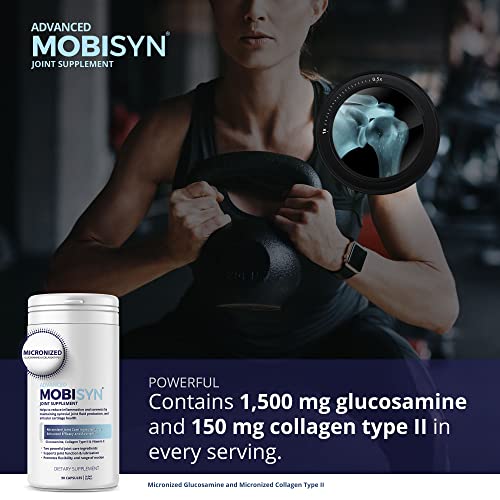 GLUCOSAMINE & Collagen Type II, 30Day Supply, Joint Support Supplement, Micronized to Increase