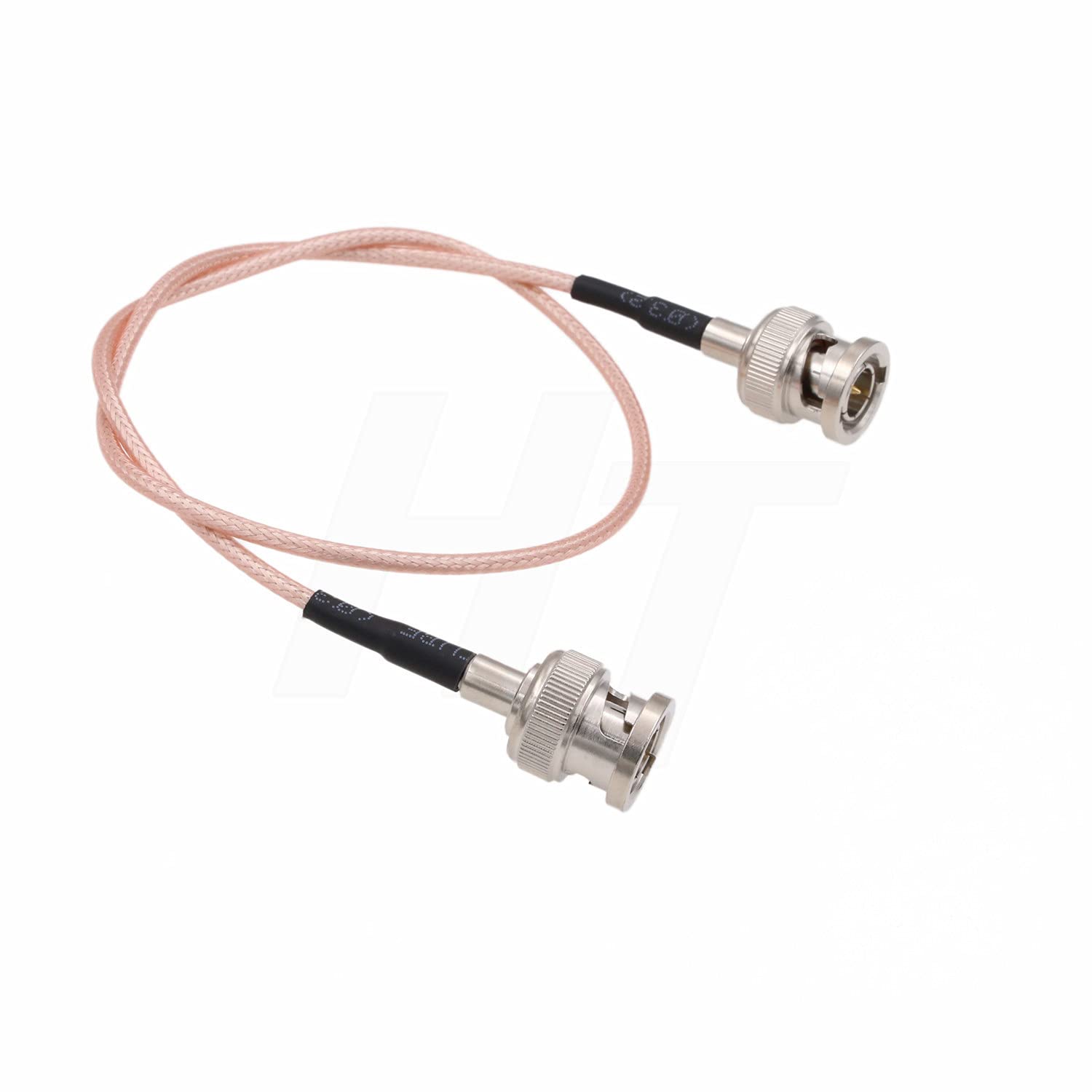 HangTon Camera Monitor Male BNC to Male BNC 3G SDI Video Cable for Blackmagic, Thin Shielded RG179 75 Ohm (45cm)