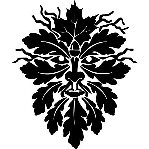 GREEN MAN STENCIL REUSABLE 7.5 X 9 inch Amazon.co.uk Handmade