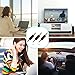 LANMU 3.5mm Audio Adapter,3.5mm Jack Male to Male Adapter Connectors,3.5mm Headphone Stereo AUX Adapter (3 Pack)