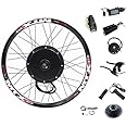 72V 2000W Rear Wheel Motor, 2000W Electric Bicycle Conversion Kit with Mutifunction SW900 Display,72V 45A Controller, with 7 Speed flywheel (700C)