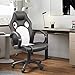 Furmax High Back Office Gaming Chair Computer Desk Chair,Ergonomic Adjustable Racing Chair,Task Swivel Executive Chair with Lumbar Support (White)