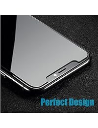 Pehael - Protector de pantalla de cristal templado para iPhone X 10 (3 unidades)