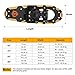 ENKEEO All Terrain Snowshoes Light Weight Aluminum Alloy Snow Shoes Kit with Carry Bag, Adjustable Ratchet Bindings, 210lbs. Capacity, Black and Orange, 30 inches