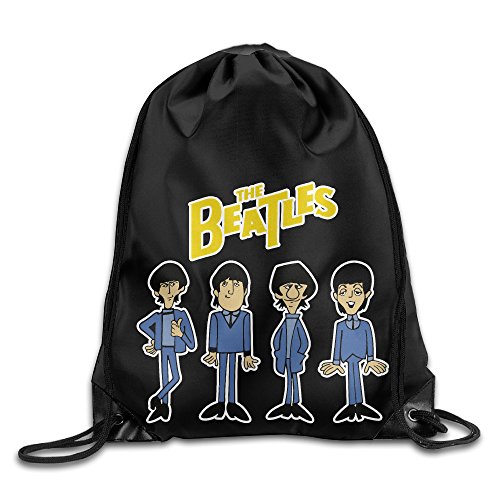 Drawstring Backpack Bag Beatles 1964 Tour