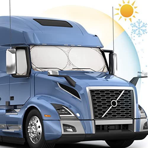 SemiTruck Sun Shade for Windshield and Side Window 300T Sunshade