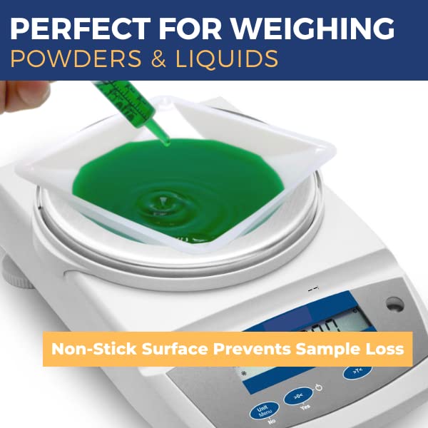 Pure Ponta Large Weigh Boats 125 Pack 330ml Plastic Disposable Scale