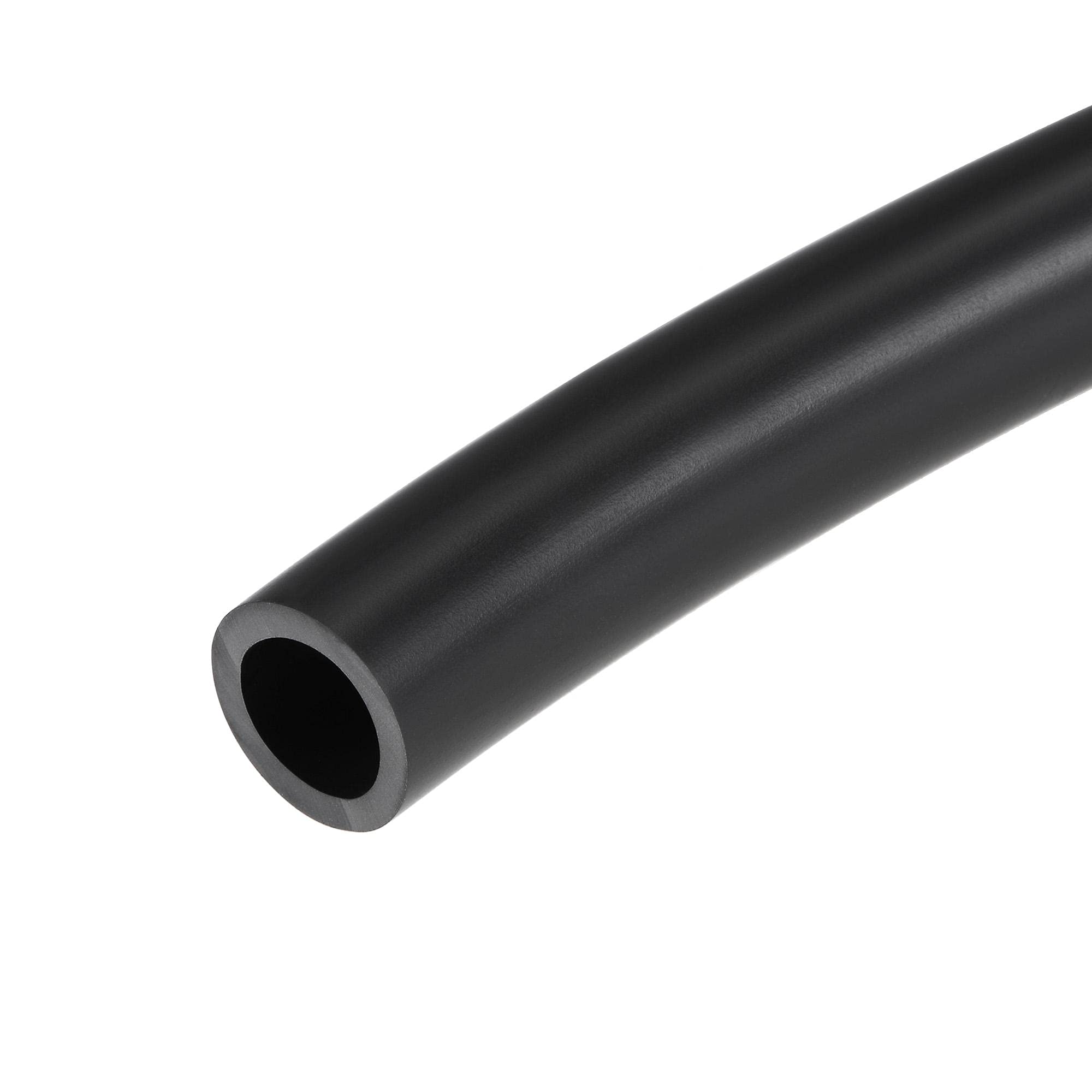 sourcing map 2pcs Lubricating Oil Hose 13mm(1/2-inch) ID x 18mm OD 3.3ft Water Tube Black Rubber Tubing