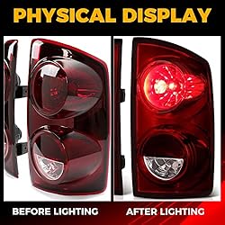 ECOTRIC Tail Light Compatible with 2007-2009 Dodge