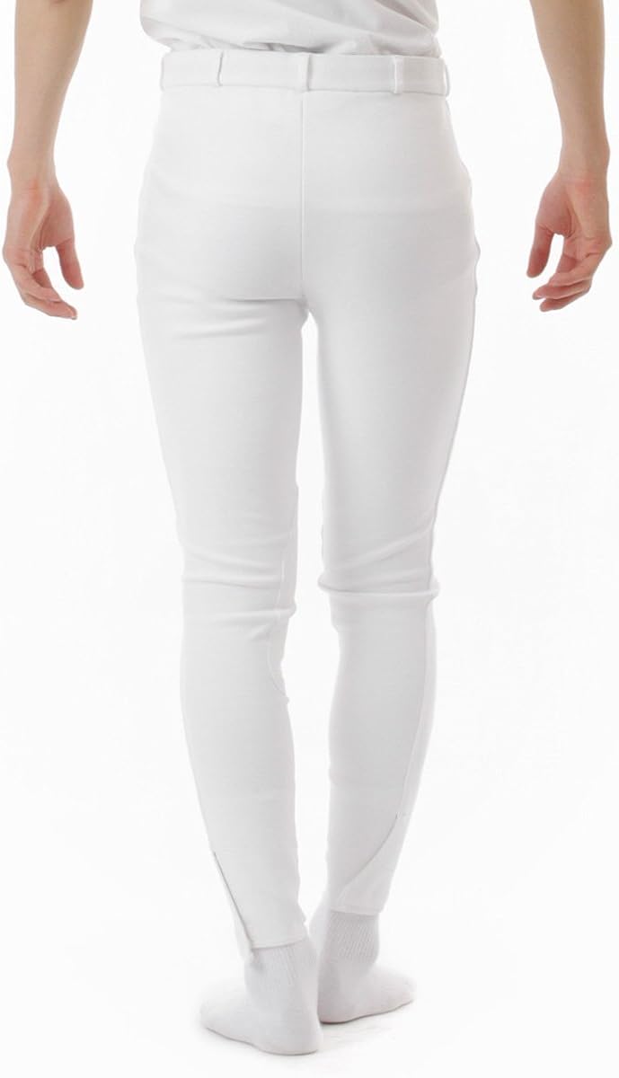 Shires Saddlehugger Riding Breeches in White - Mens 36, White, 36W - Image 3