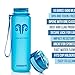 Embrava Best Sports Water Bottle - 17oz Small - Eco Friendly & BPA-Free Plastic - For Running, Gym, Yoga, Outdoors and Hiking - Fast Water Flow, Flip Top, Opens With 1-Click - Leak-proof Lid