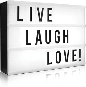 shuxuanltd Caja Luz Letras Caja De Luz con Letras A4 Caja de ...