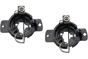 ANYCAR 2Pcs H1 Bulb Base Adapter Conversion Kit Xenon Headlight Bulb Retainer for Benz 320