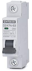 Chtaixi AC Miniature Circuit Breaker, 50 Amp