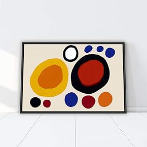 signwin Framed Canvas Wall Art Colorful Geometric Canvas...