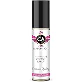 CA Perfume Originals Cotton Candy Unisex Fragrance Oil Gourmand Scent Long Lasting Perfumes for Women & Men Travel Size TSA Ready Mini Parfum Body Oil Roll-on 0.33 Fl Oz 10ml