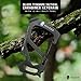 Minder D-Ring Carabiner Keychain & Tactical Multitool Clip - Black Titanium EDC Keyring + Heavy Duty 12 Tools in 1 Survival Gear for Men & Women w/Screwdriver, Bottle Opener, Wrench & Accessories