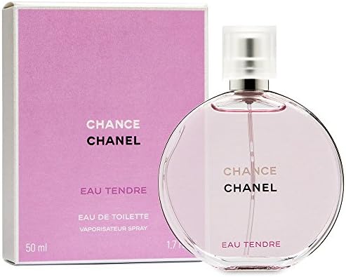 C h a n e l Chance Tendre Eau de Toilette Spray For Women 1.7 OZ./ 50 ml.